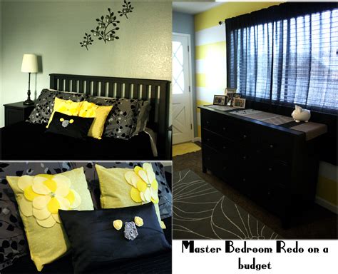Yellow And Gray Bedrooms : Pin On Les Images - A lovely yellow and grey bedroom that also uses ...