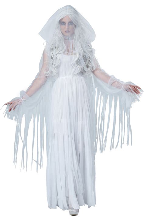 Ghostly Spirit Costume @Fantasypartys | Ghost fancy dress, Halloween ...