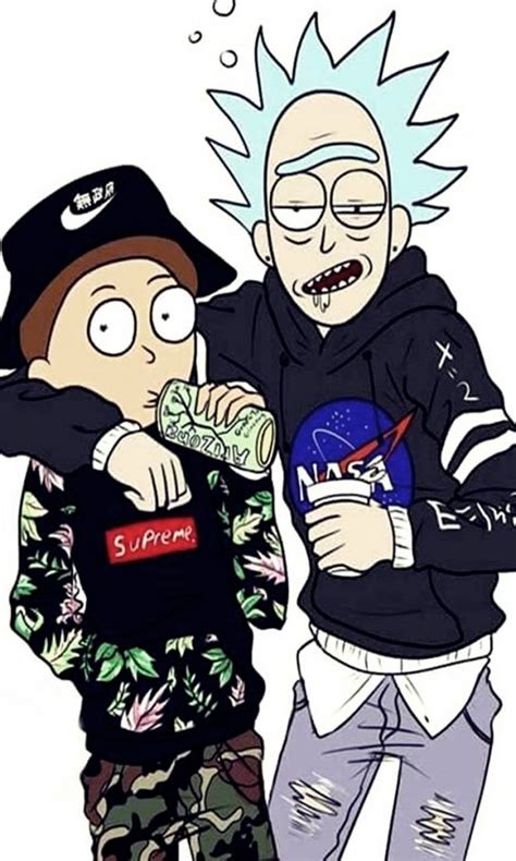 Supreme Rick And Morty Wallpapers Wallpaper Cave within Rick Morty ...