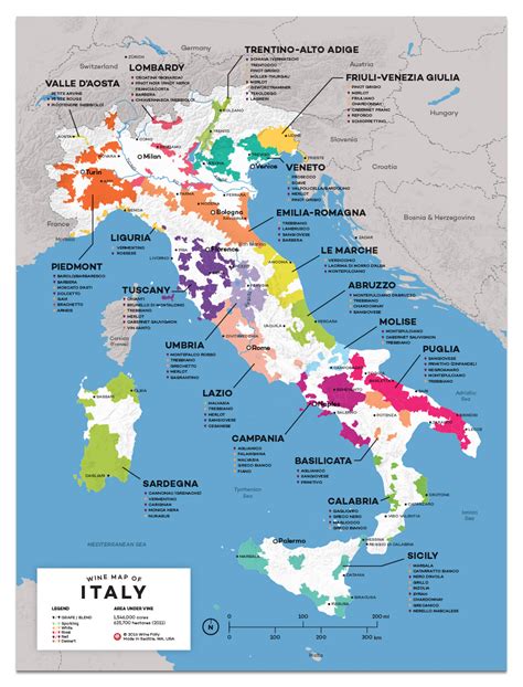 Map of Italian Wine Regions | Wine Folly Wine Region Map, Regions Of Italy, Wine Wednesday ...