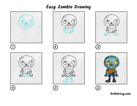 Zombie Teeth Drawing