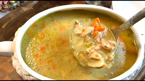 Country Style Chicken Soup - YouTube