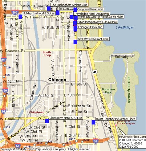 Map Of Mccormick Place Chicago - Palm Beach Map