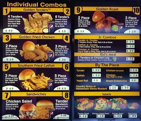 Golden Chick Menu, Menu for Golden Chick, North Burnet, Austin - Urbanspoon/Zomato