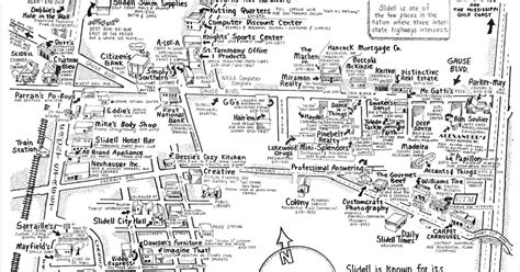 Tammany Family: Slidell Map - 1985