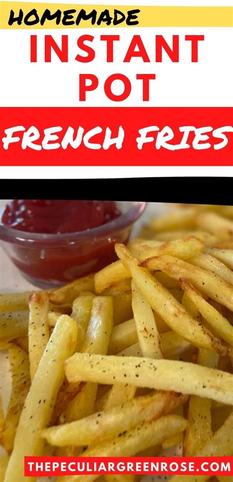 Instant Pot French Fries | Recipe | Dinner recipes easy quick, Inexpensive dinner recipes, Pot ...