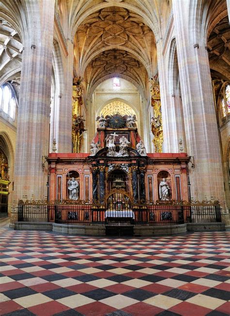 Interior Of The Santa Maria De Segovia, Spain Stock Image - Image of ...