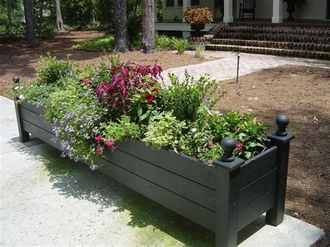 Very Large Planter Box. | Garden planter boxes, Patio flowers, Patio ...