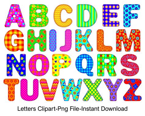 Alphabet Letters Clip Art