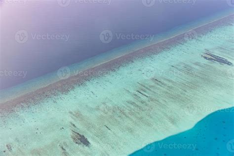 Aerial view of Maldives atolls is the world top beauty. Maldives ...