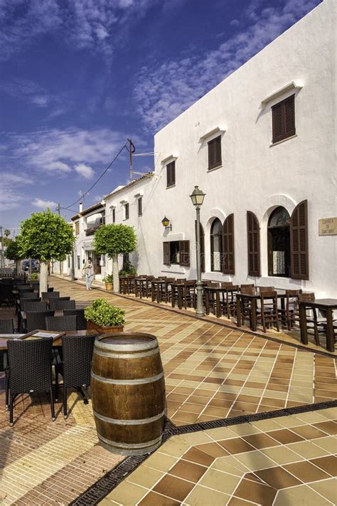 Walking Street in Center of Cala D`or, Mallorca, Spain. Editorial Stock Image - Image of summer ...