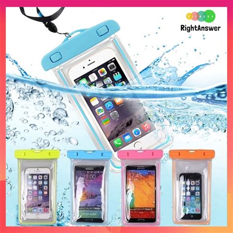 Universal Waterproof Phone Bag Outdoor Mobile Phone Underwater Diving Bag 6 inch Summer Luminous ...