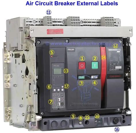 Air Circuit Breaker: Construction, Operation, Types and Uses