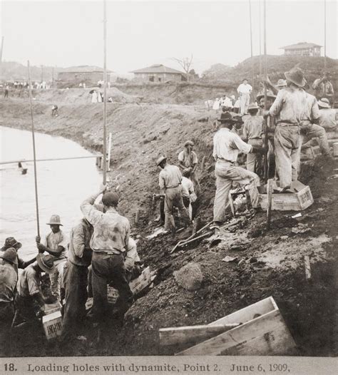 Panama Canal Construction Showing Photograph by Everett