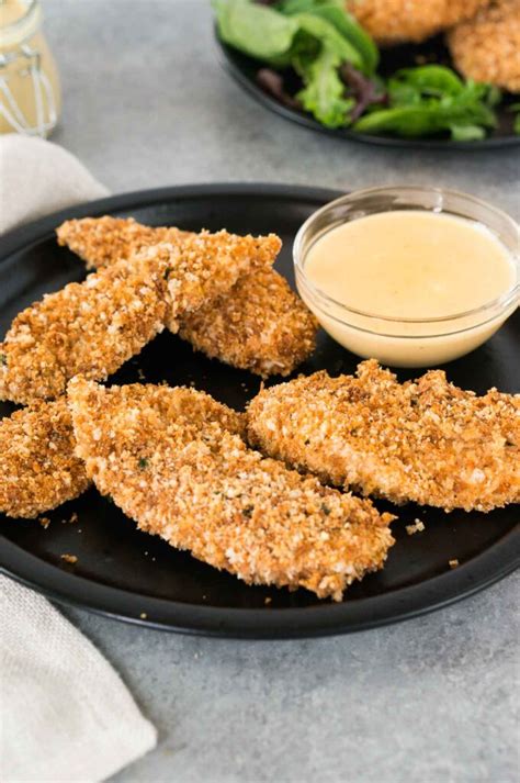 Crispy Oven Baked Chicken Tenders - Delicious Meets Healthy