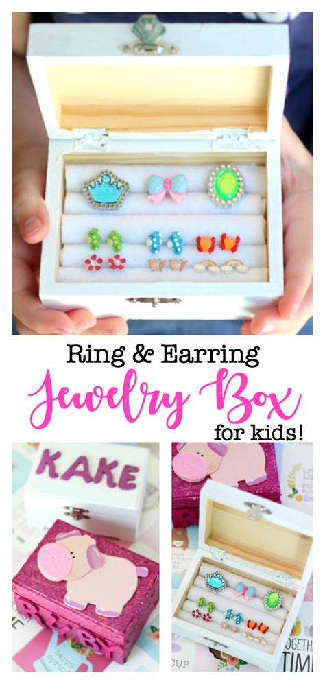 DIY Jewelry Box for Kids to Organize Rings and Earrings! - Gluesticks Blog