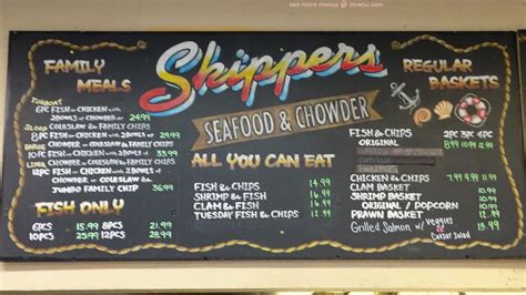 Skippers Seafood Menu: A Culinary Journey Through Fresh and Flavorful ...