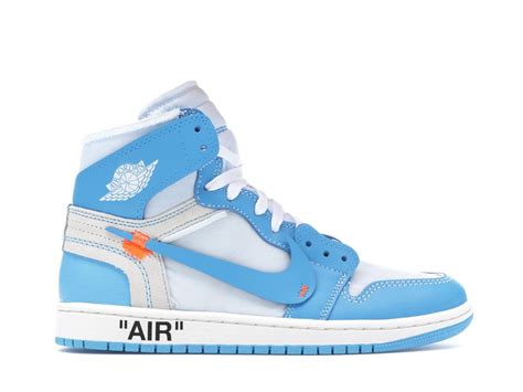 Jordan 1 Retro High Off-White University Blue (UNC)