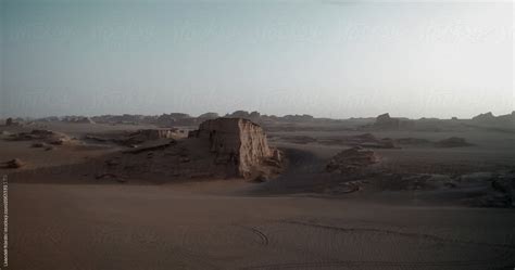 «Aerial Footage Of Rugged Desert Iranian Landscape, Kalut» del ...