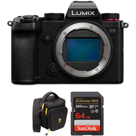 Panasonic Lumix S5 Mirrorless Camera with Accessories Kit B&H