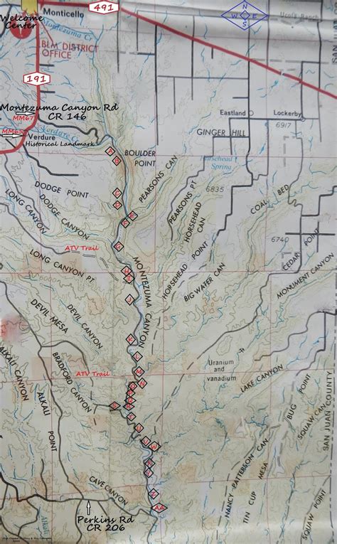 The Southwest Through Wide Brown Eyes: Mapping Montezuma Canyon Road - More Accurate, More ...