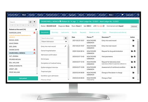 Hospital Information System - hospital software, HIS - Comarch