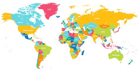 Political And Physical Map - WorldAtlas