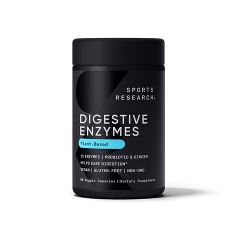 Digestive Enzymes with Probiotic and Ginger | Sports Research