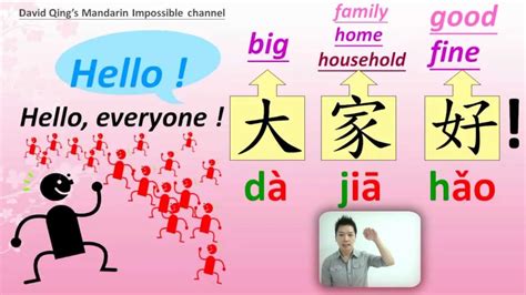 Learn Basic Mandarin Chinese : "Greetings" and "Good bye" - YouTube