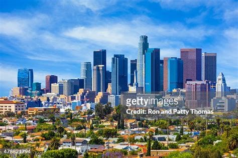 Skyscrapers Of Los Angeles Skyline Architecture Urban Cityscape High-Res Stock Photo - Getty Images