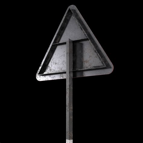 T Intersection Road Sign - FlippedNormals