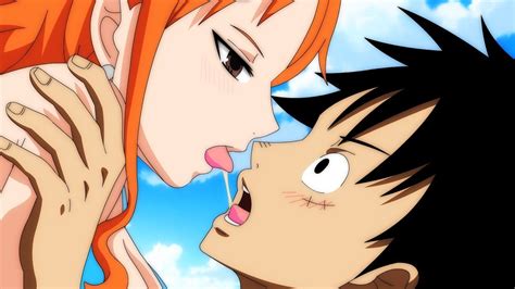 Nami And Luffy Kiss