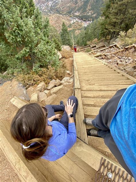 Manitou Incline in Manitou Springs Colorado : hiking