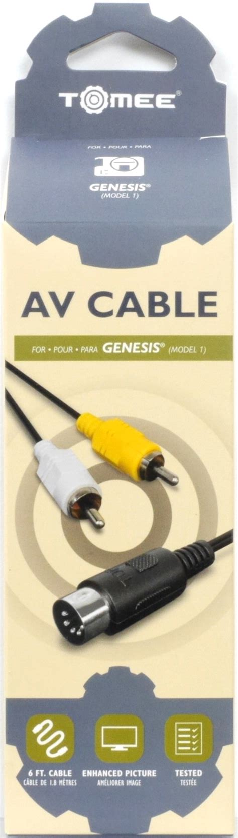 Tomee AV-Cable for Mega Drive / Genesis Model 1 | Retro Console Games | Retrogame Tycoon