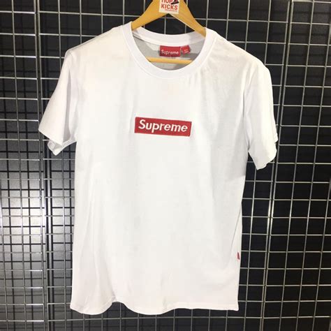 Supreme Box Logo Tee White [Embroided]