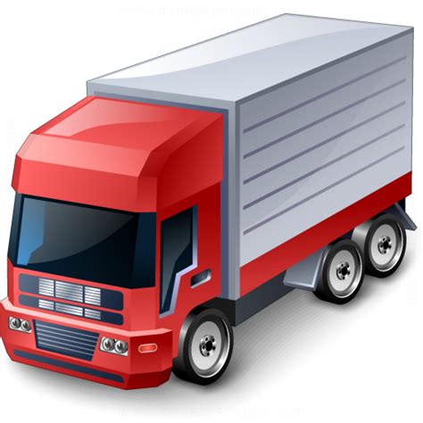 IconExperience » V-Collection » Truck Red Icon