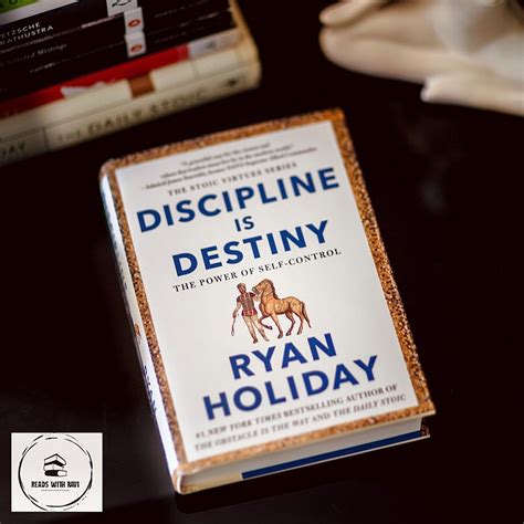 “Discipline is Destiny by Ryan Holiday” The book provides a deep understanding that self ...