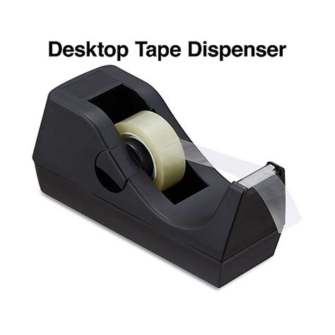 Staples Desktop Dispenser, Black (10566) | Staples