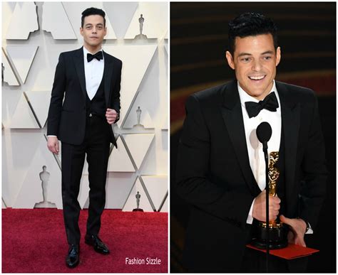 Rami Malek In Saint Laurent by Anthony Vaccarello @ 2019 Oscars - Red ...