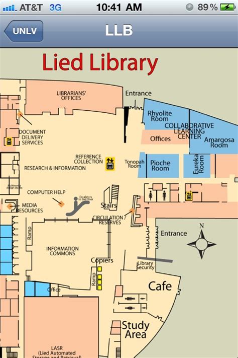 UNLV Campus Map: Campus and Building Maps for University of Nevada, Las Vegas by Smart Little Kid