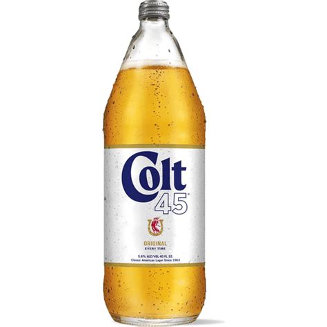 Colt 45 Liquor Lager, 40 oz Bottle | Beer | Edwards Food Giant