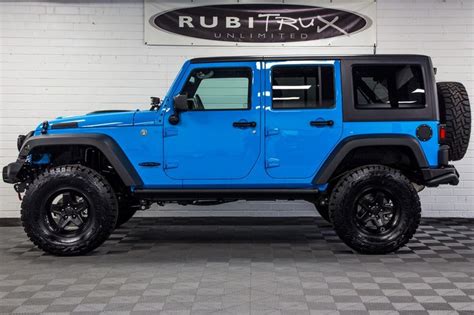 2017 Jeep Wrangler Rubicon Unlimited Chief Blue - SOLD | Jeep wrangler rubicon, Jeep wrangler ...