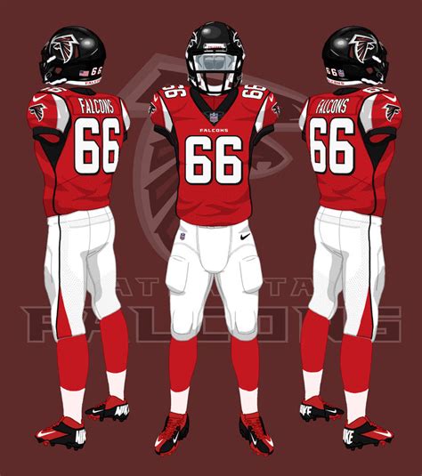 Atlanta Falcons uniforms by CoachFieldsOfNOLA on DeviantArt