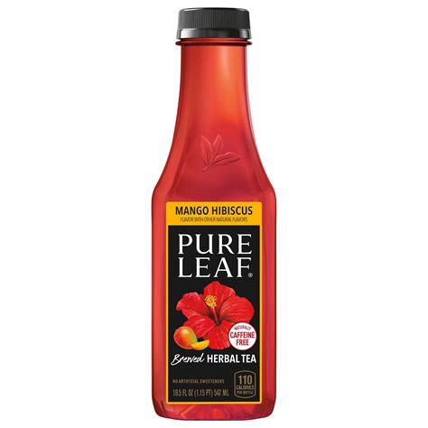 Pure Leaf Mango Hibiscus Brewed Herbal Tea - Shop Tea at H-E-B