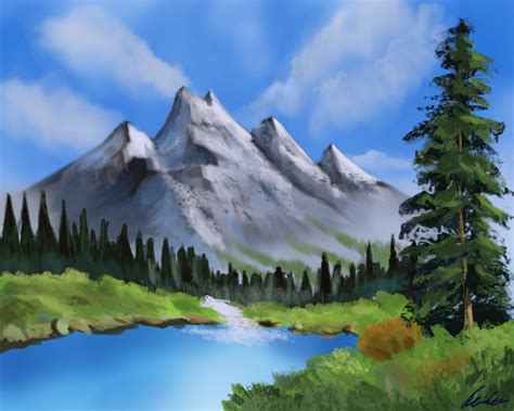 Mountain lake by SaSemax on DeviantArt