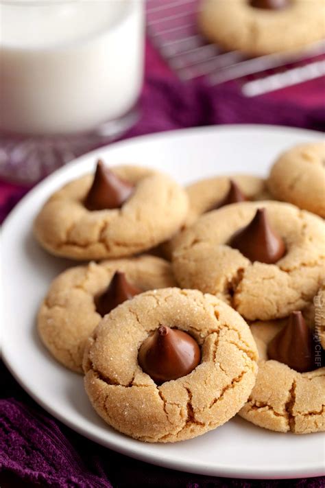 Peanut Butter Blossoms Cookie Recipe - The Chunky Chef