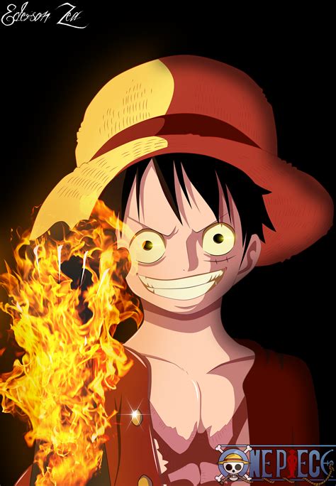 Luffy Red Hawk by Ederzea on DeviantArt