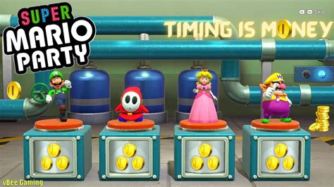 Super Mario Party Minigames Gameplay #75 - Timing Is Money [Nintendo ...