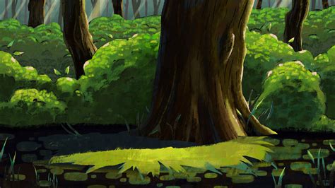 ArtStation - Calm Forest (Animation Background)