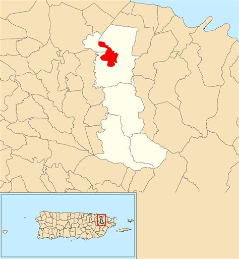 Image: Canóvanas barrio-pueblo, Canóvanas, Puerto Rico locator map